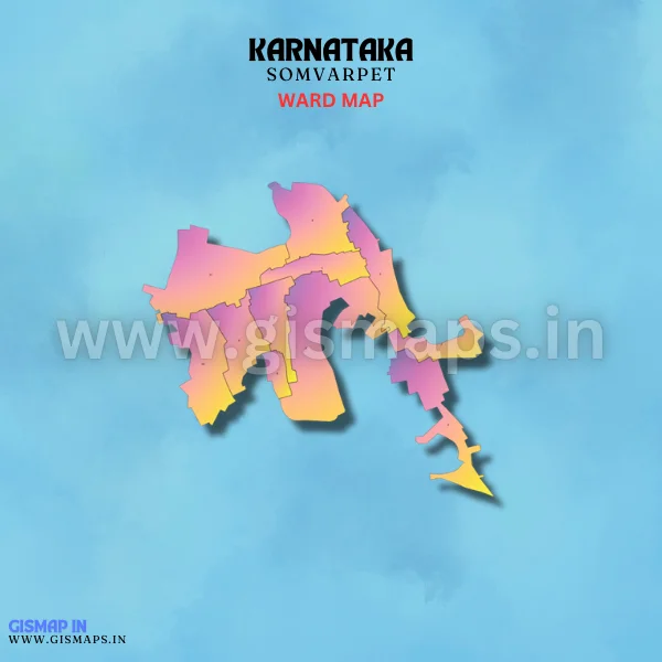 Somvarpet Ward Map (Karnataka)